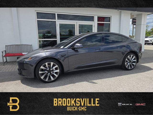 Stealth Gray 2025 Tesla Model 3 Long Range RWD Sedan Rear-Wheel Drive 1-Speed Automatic