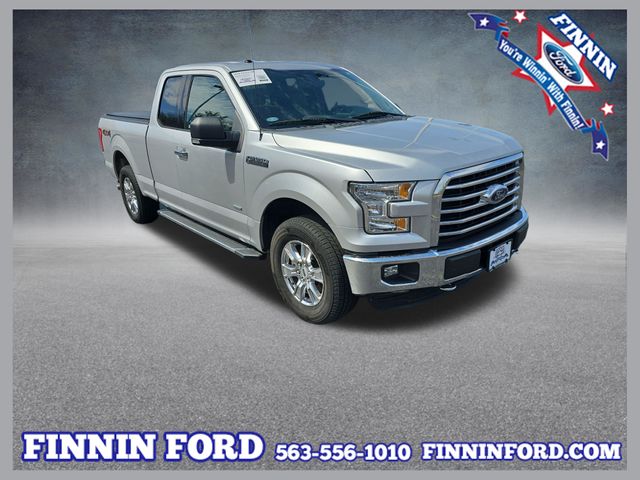 Ingot Silver Metallic 2016 Ford F-150 XLT SuperCab 4WD Pickup Truck Four-Wheel Drive 6-Speed Automatic