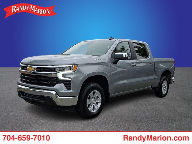 Sterling Gray Metallic 2025 Chevrolet Silverado 1500 LT Crew Cab 4WD Pickup Truck Four-Wheel Drive Automatic
