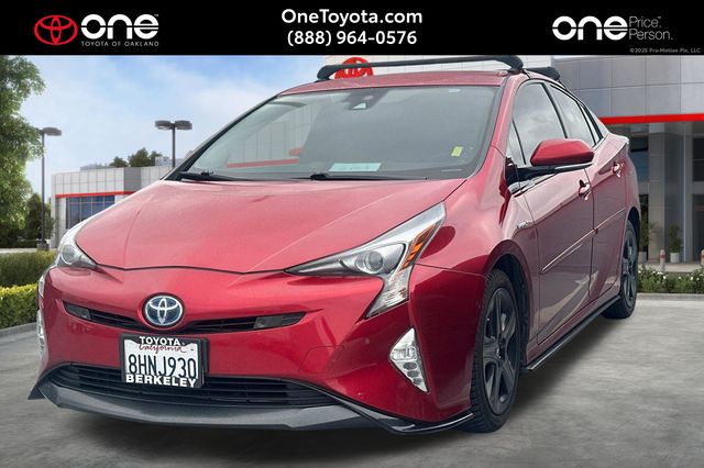 Red 2018 Toyota Prius Four Touring FWD Hatchback Front-Wheel Drive Continuously Variable Transmission