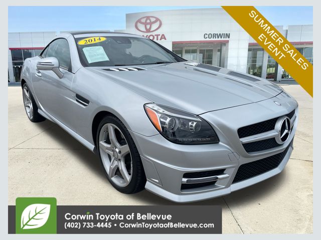 Iridium Silver Metallic 2014 Mercedes-Benz SLK Convertible Rear-Wheel Drive 7-Speed Automatic