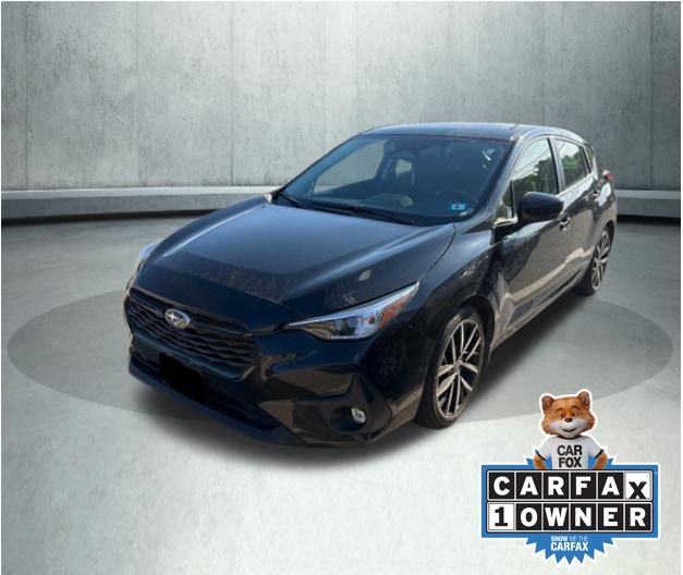 Crystal Black Silica 2024 Subaru Impreza Sport AWD Wagon All-Wheel Drive Continuously Variable Transmission