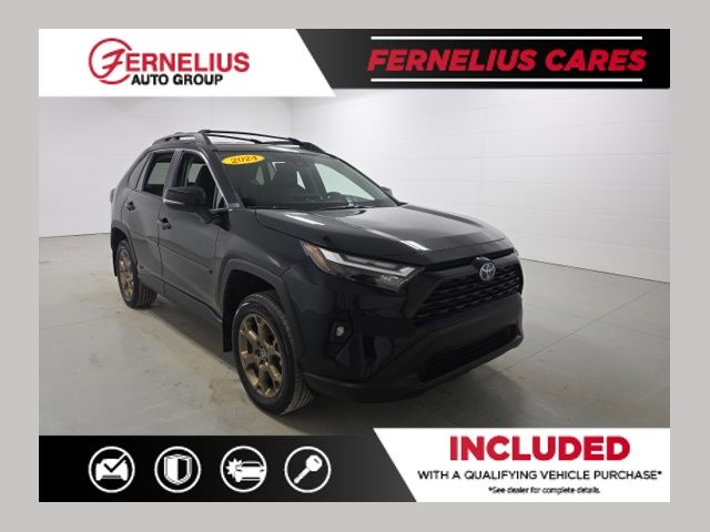 Black 2024 Toyota RAV4 Hybrid Woodland Edition AWD SUV / Crossover All-Wheel Drive Continuously Variable Transmission