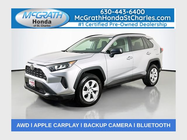 Silver Sky Metallic 2019 Toyota RAV4 LE AWD SUV / Crossover All-Wheel Drive 8-Speed Automatic