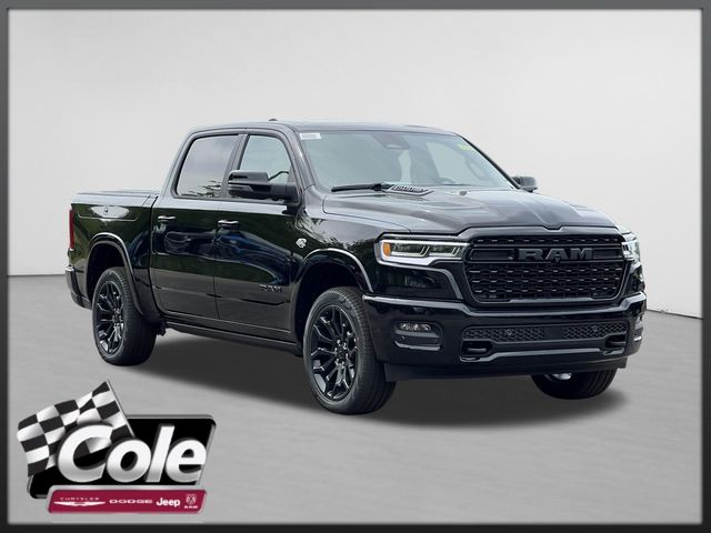 Diamond Black Crystal Pearlcoat 2026 RAM 1500 Limited Crew Cab 4WD Pickup Truck Four-Wheel Drive 8-Speed Automatic