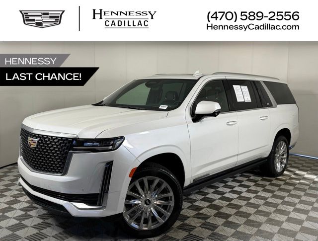 Crystal White 2024 Cadillac Escalade ESV SUV / Crossover Four-Wheel Drive Automatic