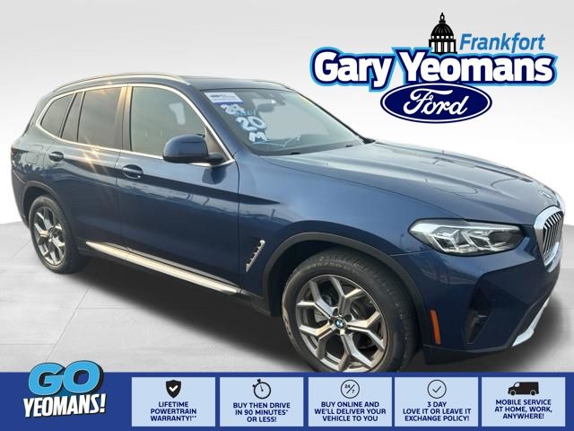 Phytonic Blue Metallic 2024 BMW X3 SUV / Crossover All-Wheel Drive 8-Speed Automatic