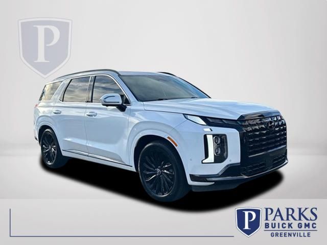 Hyper White 2024 Hyundai Palisade Calligraphy Night Edition AWD SUV / Crossover All-Wheel Drive 8-Speed Automatic