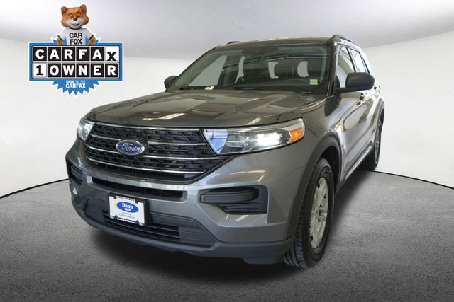Gray Metallic 2022 Ford Explorer SUV / Crossover All-Wheel Drive Automatic