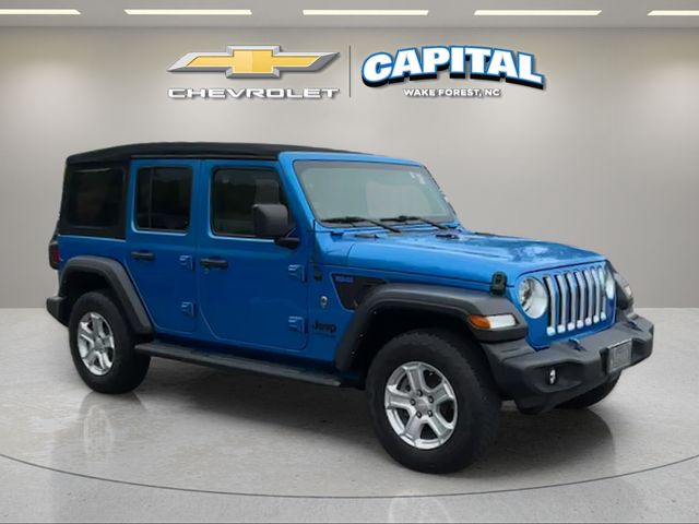 Used 2022 Blue Jeep Unlimited Sport S image 7
