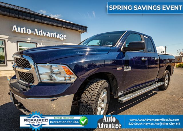 True Blue Pearlcoat 2017 RAM 1500 Pickup Truck Four-Wheel Drive 8-Speed Automatic