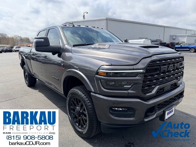 Gray (Granite Crystal Metallic Clearcoat) 2026 RAM 2500 Limited Crew Cab 4WD Pickup Truck Four-Wheel Drive 8-Speed Automatic