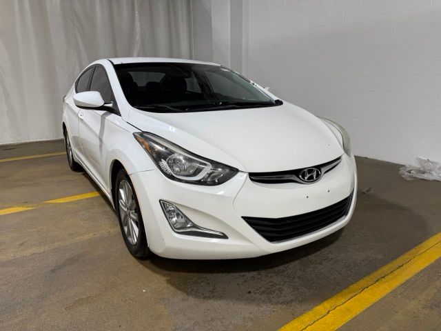 Quartz White Pearl 2016 Hyundai Elantra Sedan Front-Wheel Drive 6-Speed Automatic