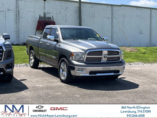 Mineral Gray Metallic Clearcoat/Light Graystone PC 2010 Dodge RAM 1500 Pickup Truck Four-Wheel Drive 5-Speed Automatic