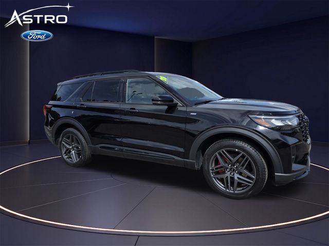 Agate Black Metallic 2025 Ford Explorer SUV / Crossover All-Wheel Drive Automatic