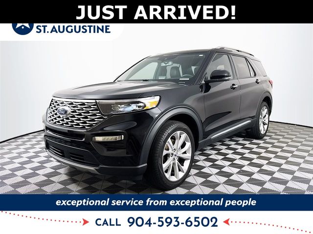 Black Metallic 2023 Ford Explorer SUV / Crossover All-Wheel Drive Automatic