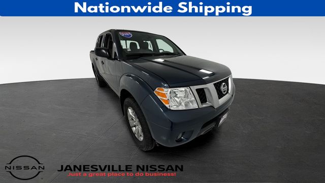Arctic Blue Metallic 2021 Nissan Frontier SV Crew Cab 4WD Pickup Truck Four-Wheel Drive 9-Speed Automatic