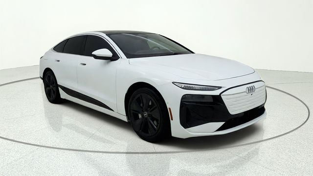 Glacier White Metallic 2025 Audi A6 e-tron Sportback Sedan Rear-Wheel Drive Automatic