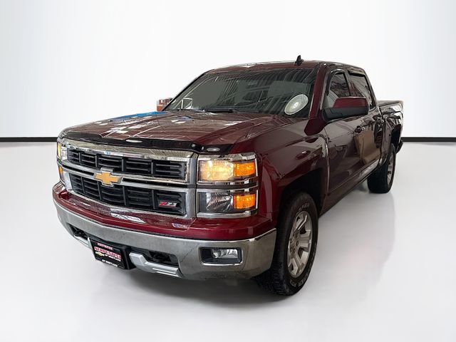 Red (Deep Ruby Metallic) 2015 Chevrolet Silverado 1500 LT Crew Cab 4WD Pickup Truck Four-Wheel Drive 6-Speed Automatic Overdrive