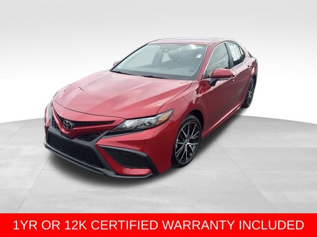 Red 2024 Toyota Camry Sedan Front-Wheel Drive 8-Speed Automatic
