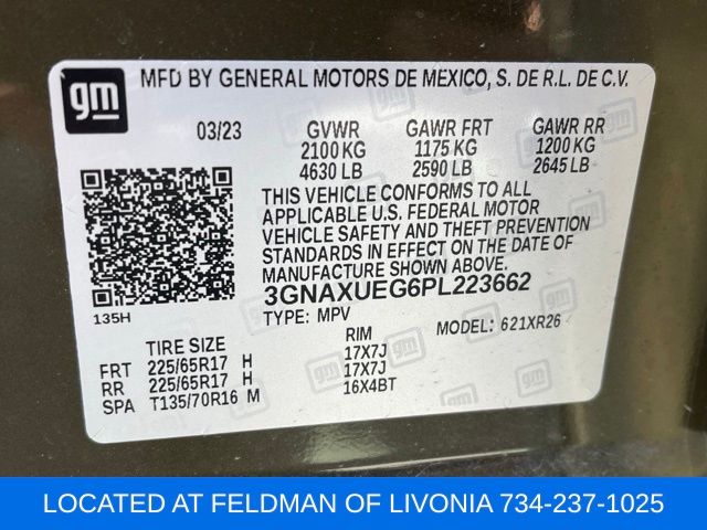 Used 2023 Chevrolet Equinox For Sale in Livonia, MI