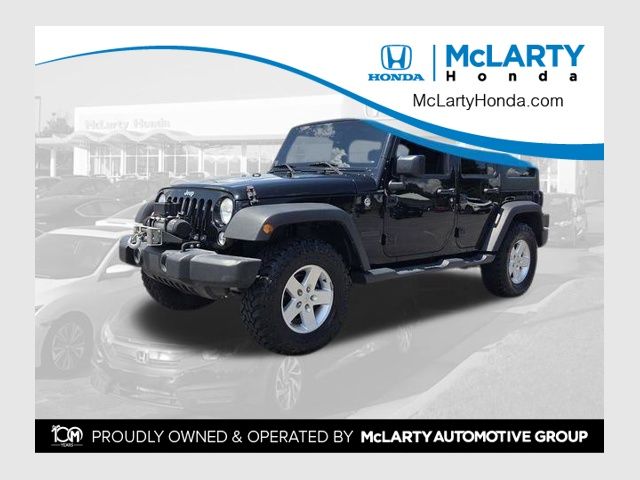 Black Clearcoat 2017 Jeep Wrangler SUV / Crossover Four-Wheel Drive 5-Speed Automatic