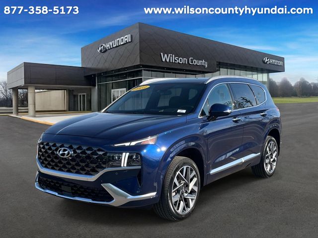 Stormy Blue 2023 Hyundai Santa Fe Calligraphy AWD SUV / Crossover All-Wheel Drive Automatic