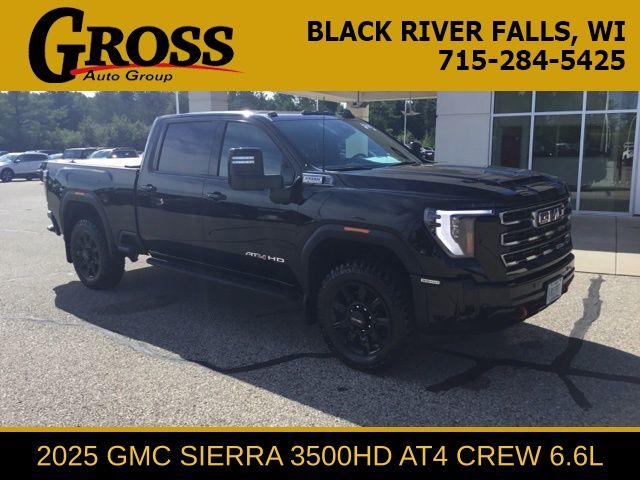Onyx Black 2025 GMC Sierra 3500HD Pickup Truck Four-Wheel Drive Automatic