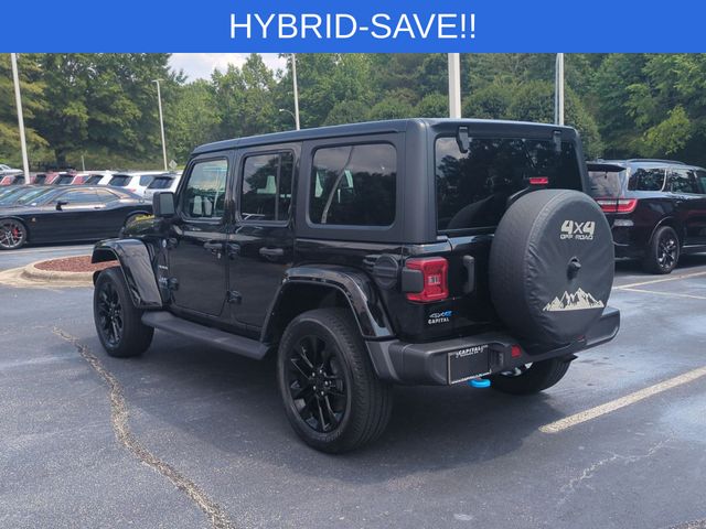Used 2023 Black Jeep Sahara 4xe image 3