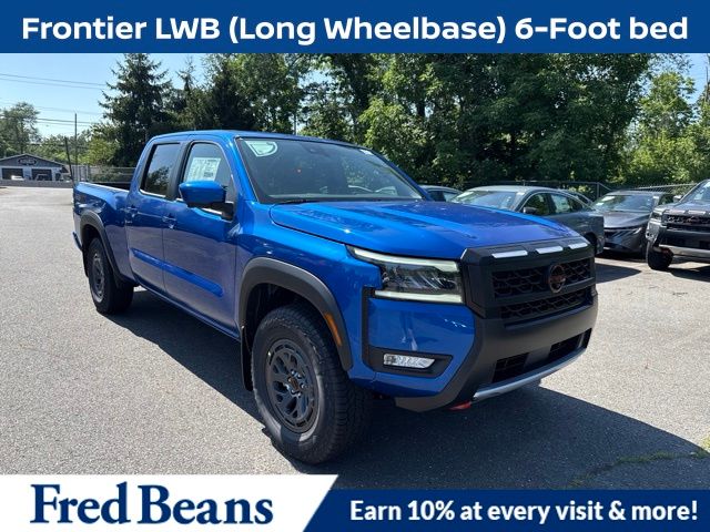 Bluestone Pearl 2026 Nissan Frontier Pickup Truck Four-Wheel Drive 9-Speed Automatic Overdrive