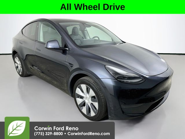 Gray 2024 Tesla Model Y SUV / Crossover All-Wheel Drive 1-Speed Automatic