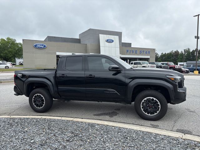 Black 2025 Toyota Tacoma TRD Off-Road Double Cab 4WD Pickup Truck Four-Wheel Drive 8-Speed Automatic