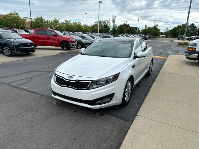 Snow White Pearl 2011 Kia Optima EX Turbo Sedan Front-Wheel Drive 6-Speed Automatic