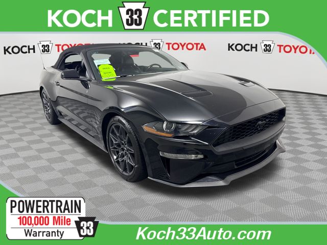Shadow Black 2021 Ford Mustang Convertible Rear-Wheel Drive Automatic