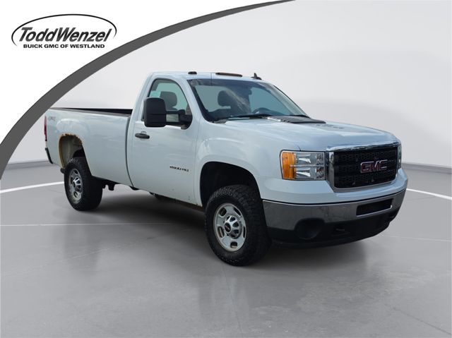 Summit White 2014 GMC Sierra 2500HD Work Truck LB 4WD Pickup Truck Four-Wheel Drive 6-Speed Automatic Overdrive
