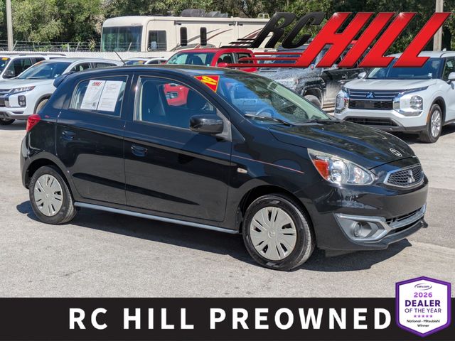 Mystic Black Metallic 2019 Mitsubishi Mirage Hatchback Front-Wheel Drive Continuously Variable Transmission