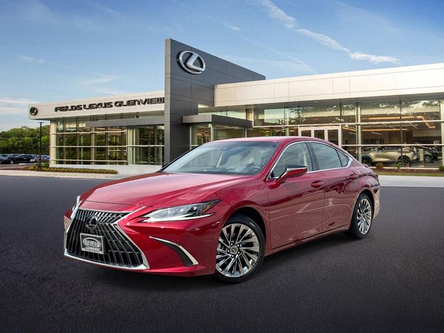 Matador Red Mica 2025 Lexus ES Hybrid 300h Ultra Luxury FWD Sedan Front-Wheel Drive Continuously Variable Transmission