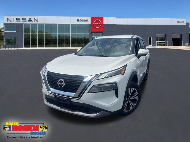 Pearl White Tricoat 2023 Nissan Rogue SUV / Crossover All-Wheel Drive Continuously Variable Transmission
