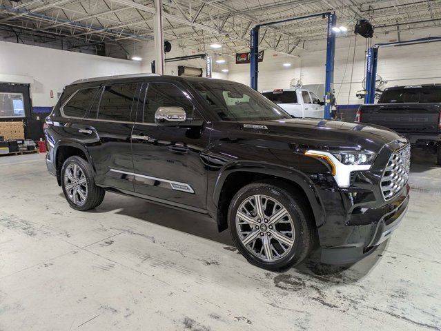 Midnight Black Metallic 2025 Toyota Sequoia Capstone 4WD SUV / Crossover Four-Wheel Drive Automatic