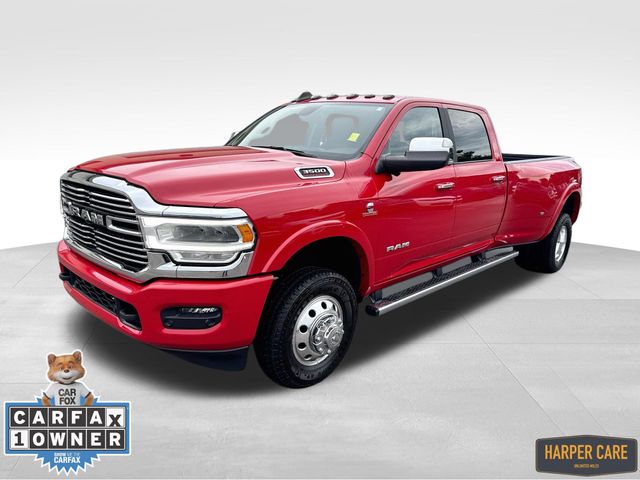 Flame Red Clearcoat 2022 RAM 3500 Pickup Truck Four-Wheel Drive 6-Speed Automatic