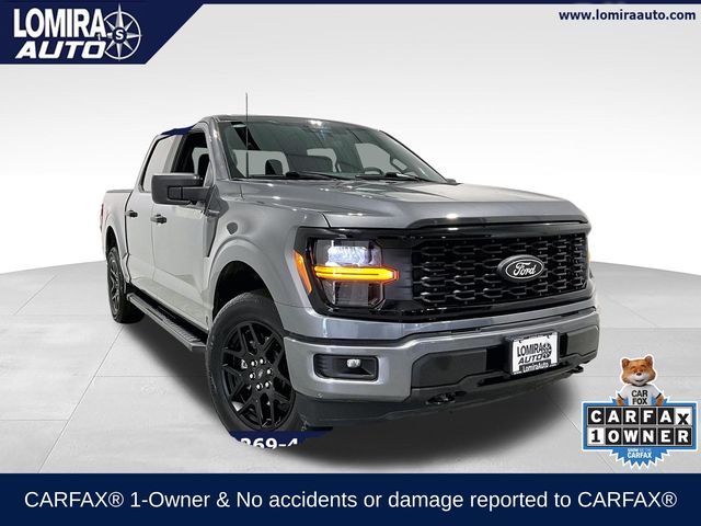 Carbonized Gray Metallic 2024 Ford F-150 Pickup Truck Four-Wheel Drive Automatic