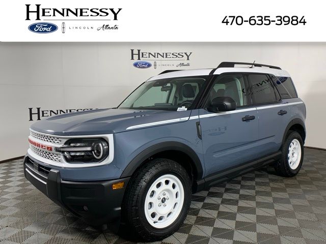 Blue (Azure Gray Metallic) 2025 Ford Bronco Sport SUV / Crossover All-Wheel Drive 8-Speed Automatic
