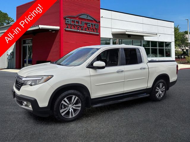 White Diamond Pearl 2017 Honda Ridgeline Pickup Truck All-Wheel Drive 6-Speed Automatic