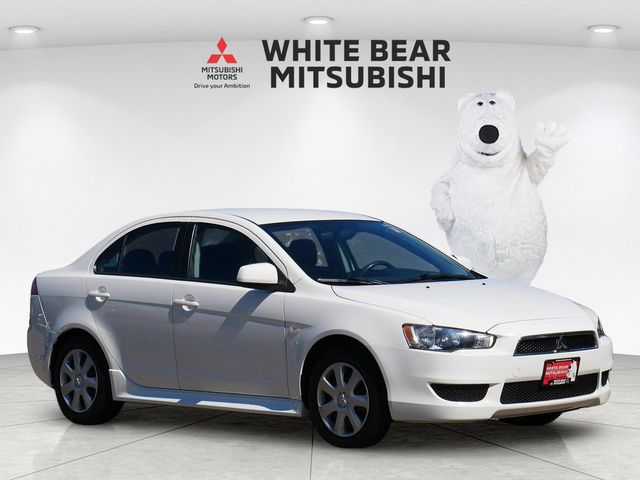 White 2014 Mitsubishi Lancer ES Sedan Front-Wheel Drive Continuously Variable Transmission
