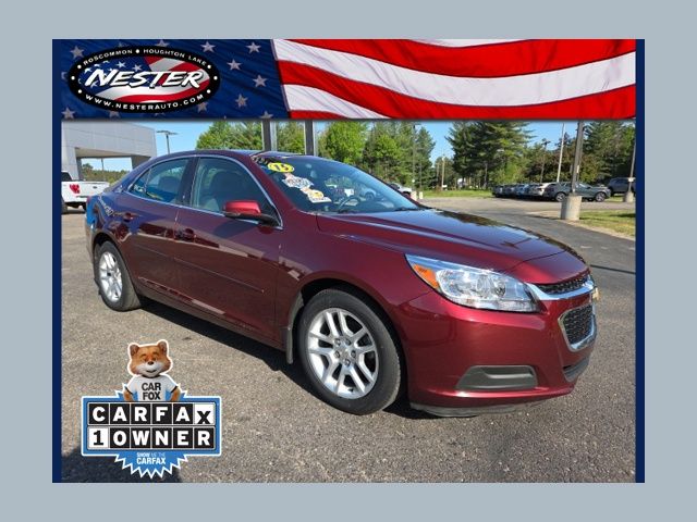 Butte Red Metallic 2015 Chevrolet Malibu 1LT FWD Sedan Front-Wheel Drive 6-Speed Automatic Overdrive