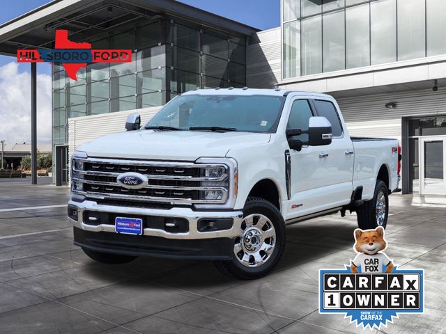 2024 Star White Metallic Tri-Coat Ford Super Duty F-350 SRW King Ranch 4X4 Truck