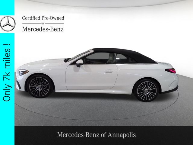 Polar White 2025 Mercedes-Benz CLE 450 4MATIC Convertible All-Wheel Drive 9-Speed Automatic