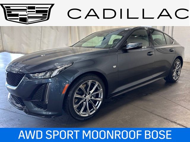 Shadow Metallic 2020 Cadillac CT5 Sedan All-Wheel Drive Automatic