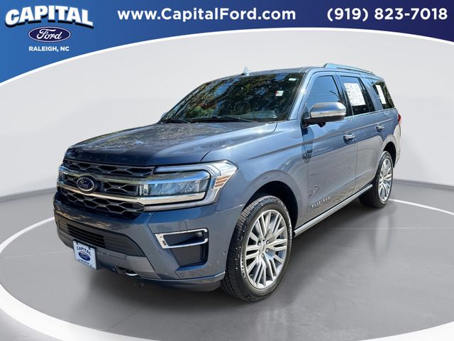 Blue Metallic 2022 Ford Expedition SUV / Crossover Four-Wheel Drive Automatic