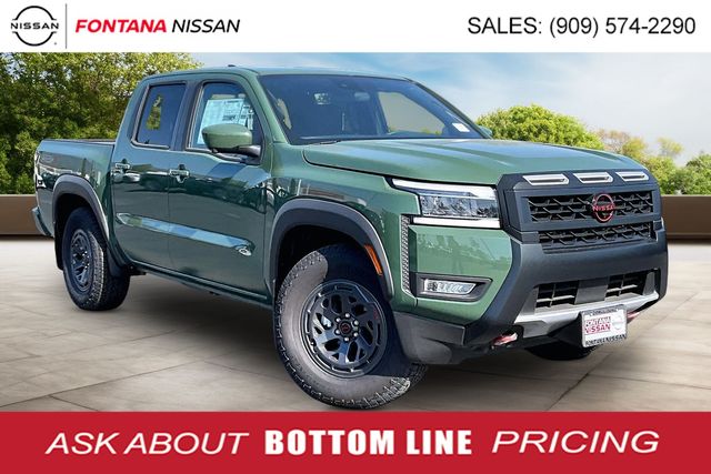 Tactical Green Metallic 2025 Nissan Frontier Pickup Truck 4X2 9-Speed Automatic Overdrive